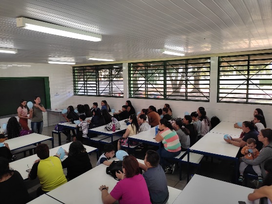 Encontro do projeto Qual é o seu Valor em sala de aula
